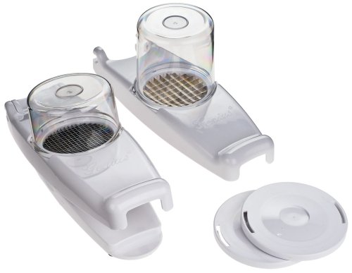Genius 33300 Mini Zwiebelschneider 7-tlg. - wei&szlig;