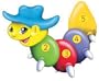 Tuzzles 8-TP-029 Counting Caterpillar Puzzle