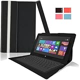 KHOMO &reg; Leather Case For Microsoft Surface RT And Surface RT 2 (Surface 2) Windows 8 tablet