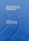 Human resource management in the public sector