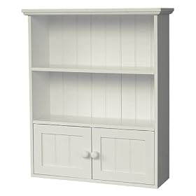 <b>Casual Home Wall Shelf and Cabinet - White</b>