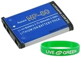 Young Micro CNP-80 950mAh Li-Ion Battery for Casio Exilim EX-S5 10MP Digital Camera Black