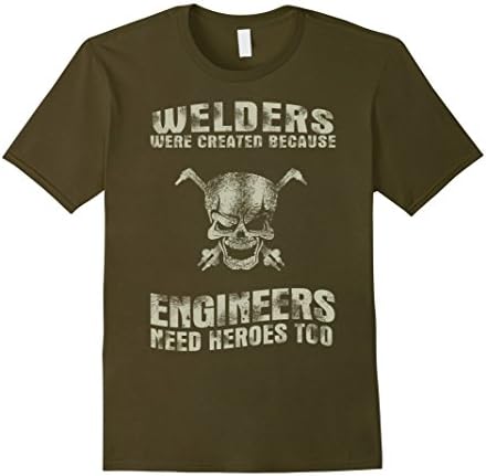 Men's Welding Tools Store - Engineers need heroes too Large Olive
