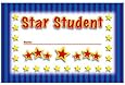 Incentive Punch Cards Star Student 36/Pk