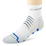 K-SWISS Men's Men's Quarter-Cut Training Socks