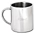 Chinook Timberline Double-Wall Mug Cookware, 12.5 Ounce, Stainless Steel