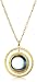 Lauren Harper Collection Deep Waters 18k Gold, London Blue Topaz and Diamond Circle Pendant Necklace