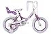 Raleigh Krush 14w Girls 2012 - Kids Bike 14w White/Purple