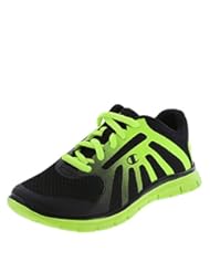 Shoes: Champion Boys Black/Lime Gusto Runner 13.5 M US