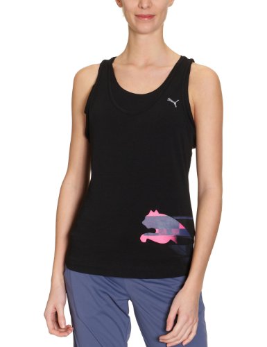 PUMA Damen Tank Top Move Graphic, black, XS, 507667 01 Preisvergleich