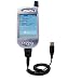 Coiled USB Cable for the HTC Falcon Smartphone with Power Hot Sync and Charge capabilities - uses Gomadic TipExchange Technology