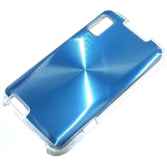 HARD CRYSTAL CASE COVER SCHUTZ H�LLE SCHALE ALUMINIUM BLAU METALLIC F�R MOTOROLA ATRIX 4G - RBrothersTechnologie