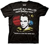 Big Bang Theory Revenge Is A DIsh Best Served Cold Star Trek Black T Shirt (Small)
