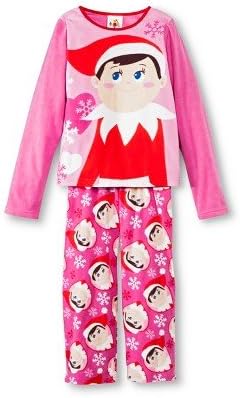 Elf on the Shelf Girls Christmas Fleece Pajamas