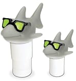 Hydro Tools 87271 Large Capacity Floating Cool Shark Pool Chemical Dispenser