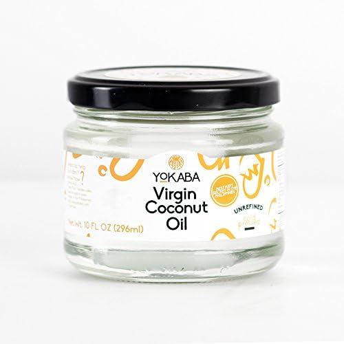 10oz. Yokaba Extra Virgin Coconut Oil, Organic, 100% Cold Pressed, RAW Unrefined
