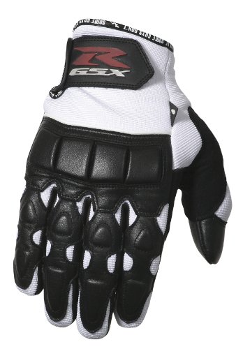 Joe Rocket Suzuki Fuel Mens Motorcycle Gloves White Black Extra Large XL Image Joe Rocket Suzuki Fuel Mens Motorcycle Gloves White Black Extra Large XL