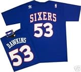 Philadelphia 76ers Sixers Darryl Dawkins Throwback T Shirt