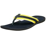 Kenneth Cole REACTION  Men's Sand N Sea Sandal,Navy/Yellow,10 M