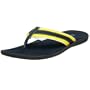 Kenneth Cole REACTION  Men's Sand N Sea Sandal,Navy/Yellow,10 M