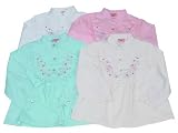Toddler Girls' Baby Doll Blouse with Long Sleeves, Embroidery and Sequins