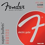 Fender Accesories 073-3250-406  Nickel Plated Electric Guitar Strings, Custom