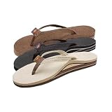  : Womens Rainbow Sandals Womens Hemp Double Stack Narrow Strap