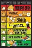 Television Posters: Garfield - Days Of The Week Poster - 35.5'x23.8'