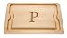 JK Adams 20-by-14-Inch Monogrammed Cutting Board, P