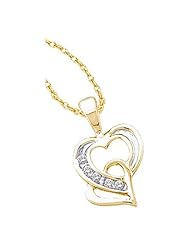 0.05CTW DIAMOND HEART PENDANT