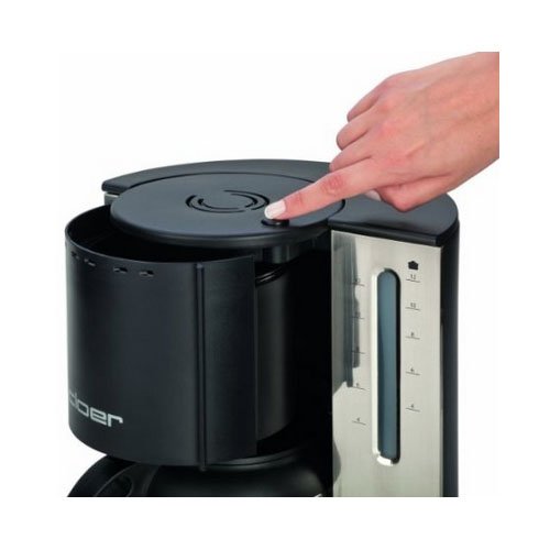 Cloer 5218NA 12-Cup Bitterness Eliminating Coffee Maker, Stainless Steel/Black