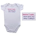 Baby-Says Bodysuit - Here I Am - Other Wishes, Newborn