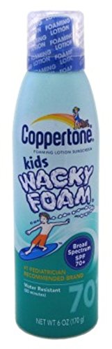 Coppertone Spf#70 Kids Wacky Foam 6oz (3 Pack)