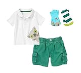 Gymboree Boy's Lemur Polo Shirt, Shorts, and Sock Set 18-24m