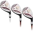2 EZ Golf Club Hybrids 18-21-24 MRH Graphite Regular Flex
