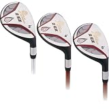 2 EZ Golf Club Hybrids 18-21-24 MRH Graphite Senior Flex