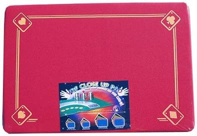 PRO VDF Close Up Pad with Printed Aces (red) by Di Fatta Magic