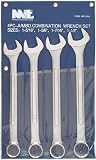 Jumbo Combination Wrench Set, Raised - 4 Pieces