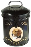 Beagle Dog Biscuit Treat Tin