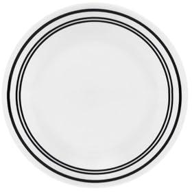 Corelle Livingware 6-3 4-Inch Bread and Butter Plate, Classic Caf¿ Black by Corelle