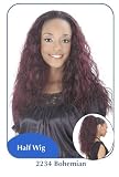 Synthetic half wig: 2234