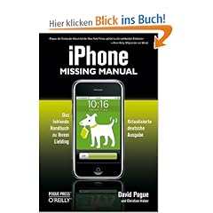 iPhone Missing Manual, deutsche Ausgabe