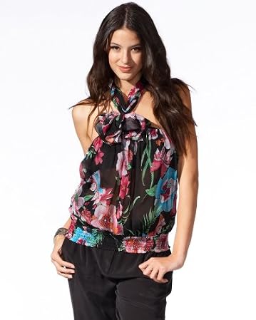 bebe.com Spring Dreaming Halter Top :  floral sexy summer bebe