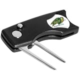 North Dakota State Bison NCAA Spring Action Divot Repair Tool w/ Ball Marker