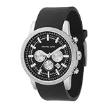 MICHAEL Michael Kors Watch, Men's Chronograph Black Strap MK8040