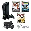 Xbox 360 Elite Core Bundle With 3 Games and Cooling Fan