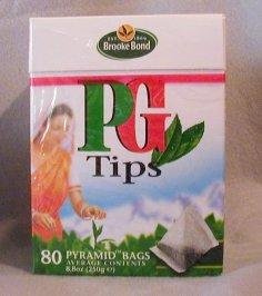 PG Tips Tea Bags, 80 per box by Brooke Bond