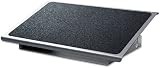 3M FR530CB Adjustable Footrest, Nonslip Surface, 22w x14d, Charcoal/Black