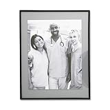 Sparco SPR02329 Floating Frame, Glass Face, Vert/Horz, 11"x14", Black Frame ~ Sparco