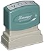Xstamper(R) One-Color Title Stamp, Pre-Inked, 